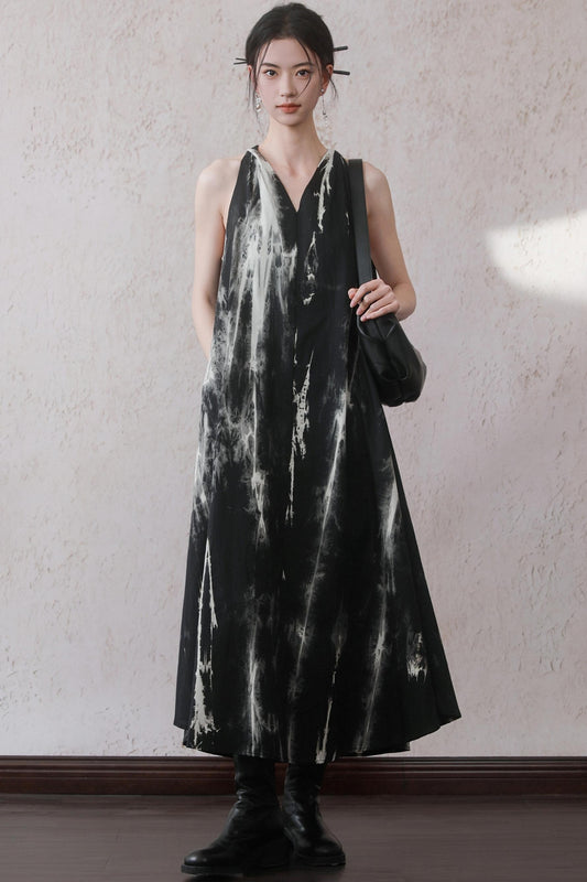 Twisted Flutter Tank Dress