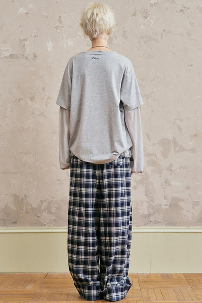 Relaxed Cuffed Hem Pants