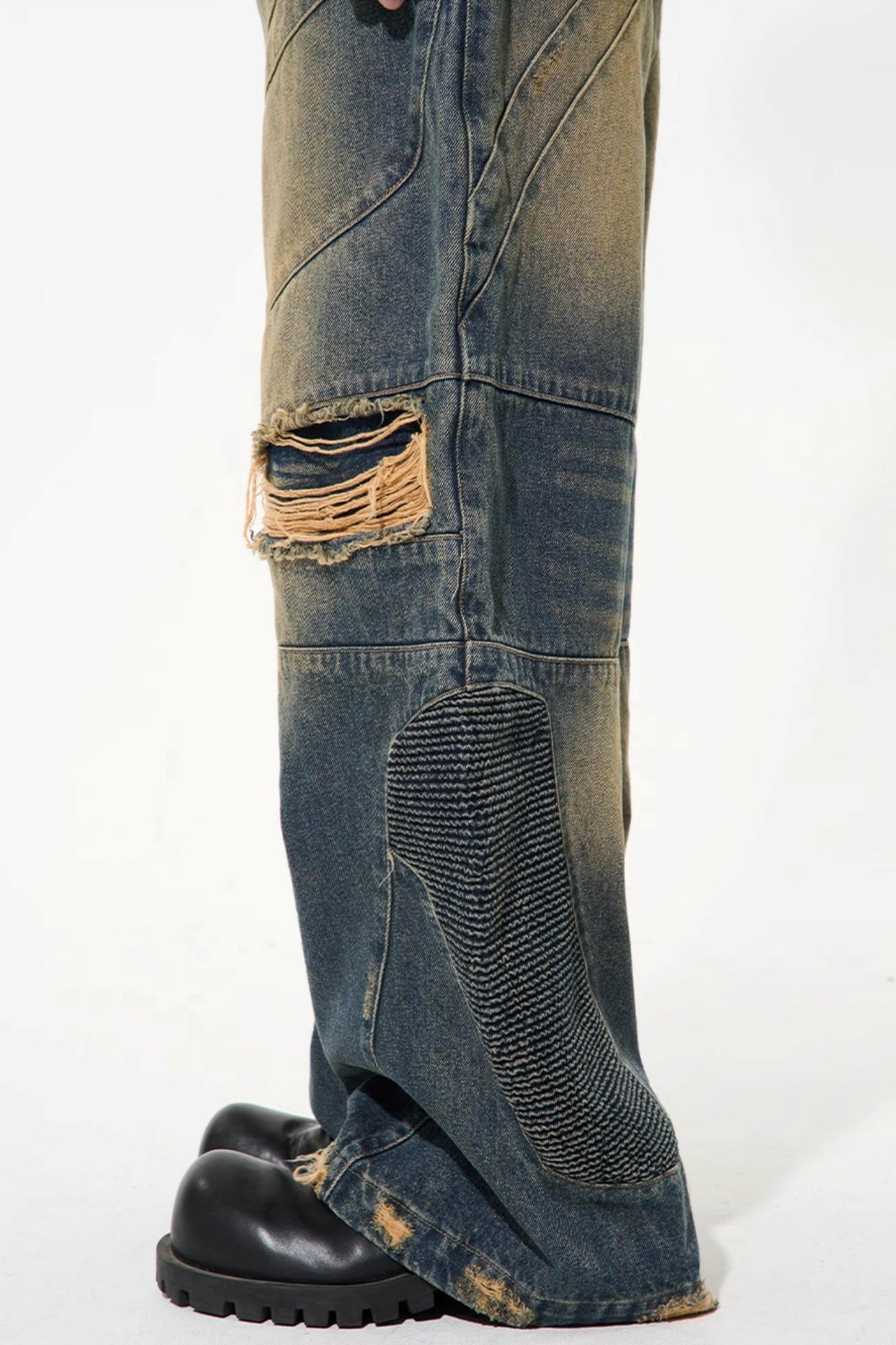 Distressed Denim Jeans