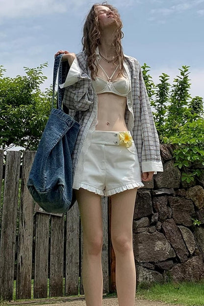 Blue Lace Casual Set-Up