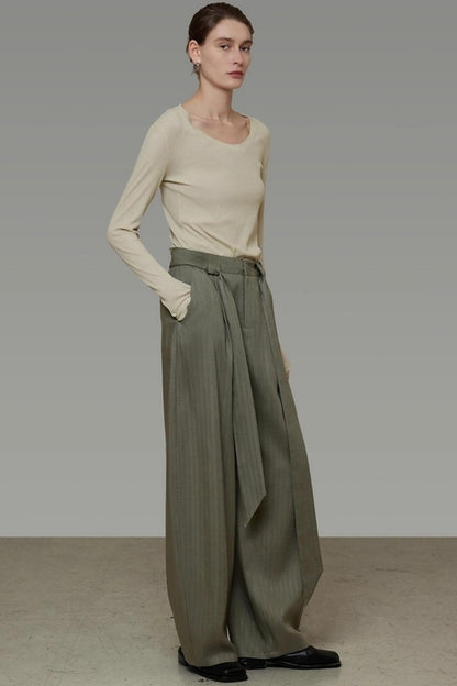 Wide Fall Drape Pants
