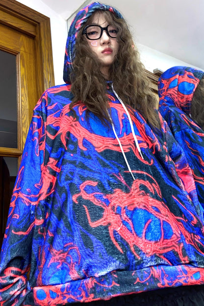 Subculture Blue Fleece Sweatshirt