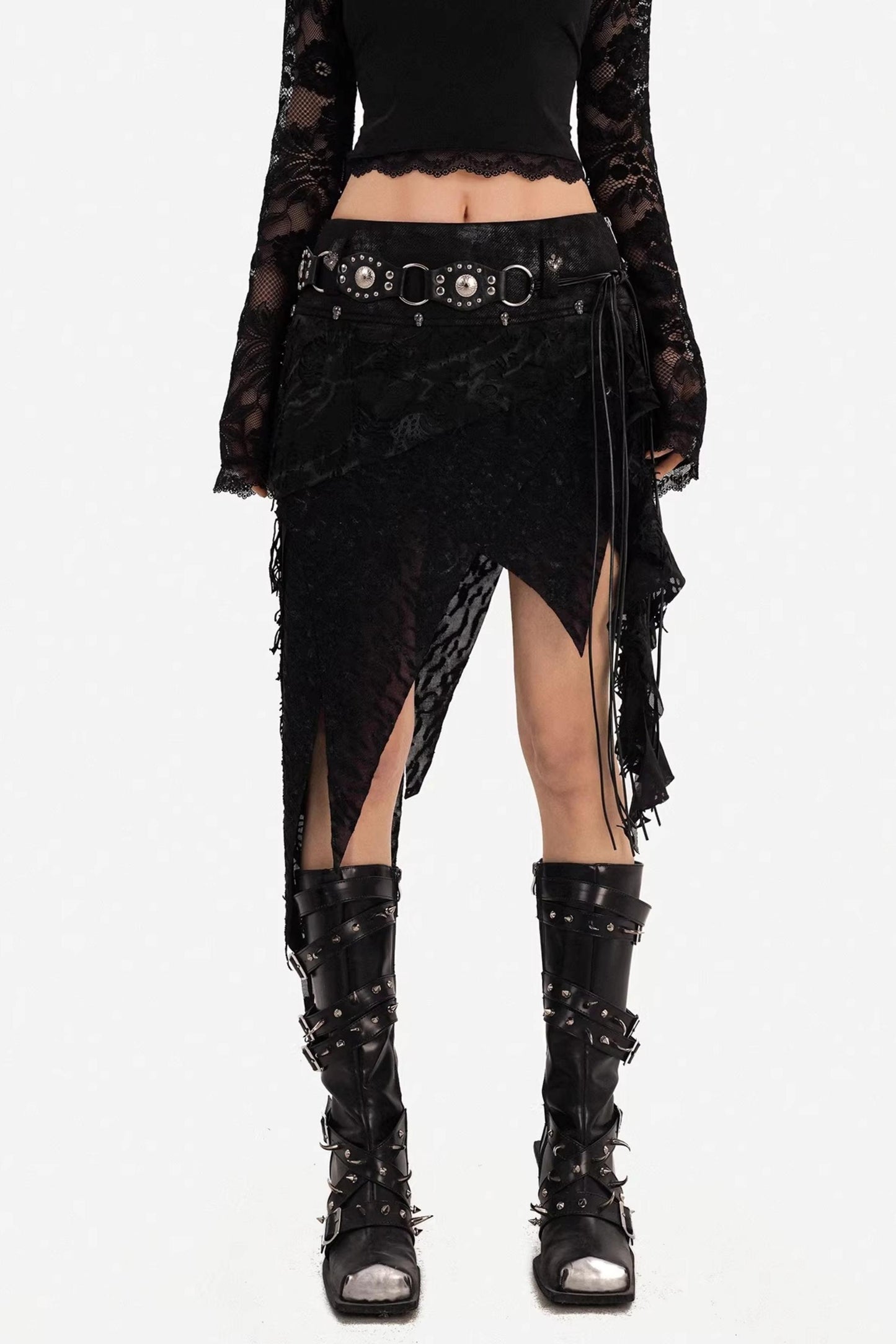 Romantic Gothic Lace Skirt