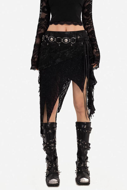 Romantic Gothic Lace Skirt
