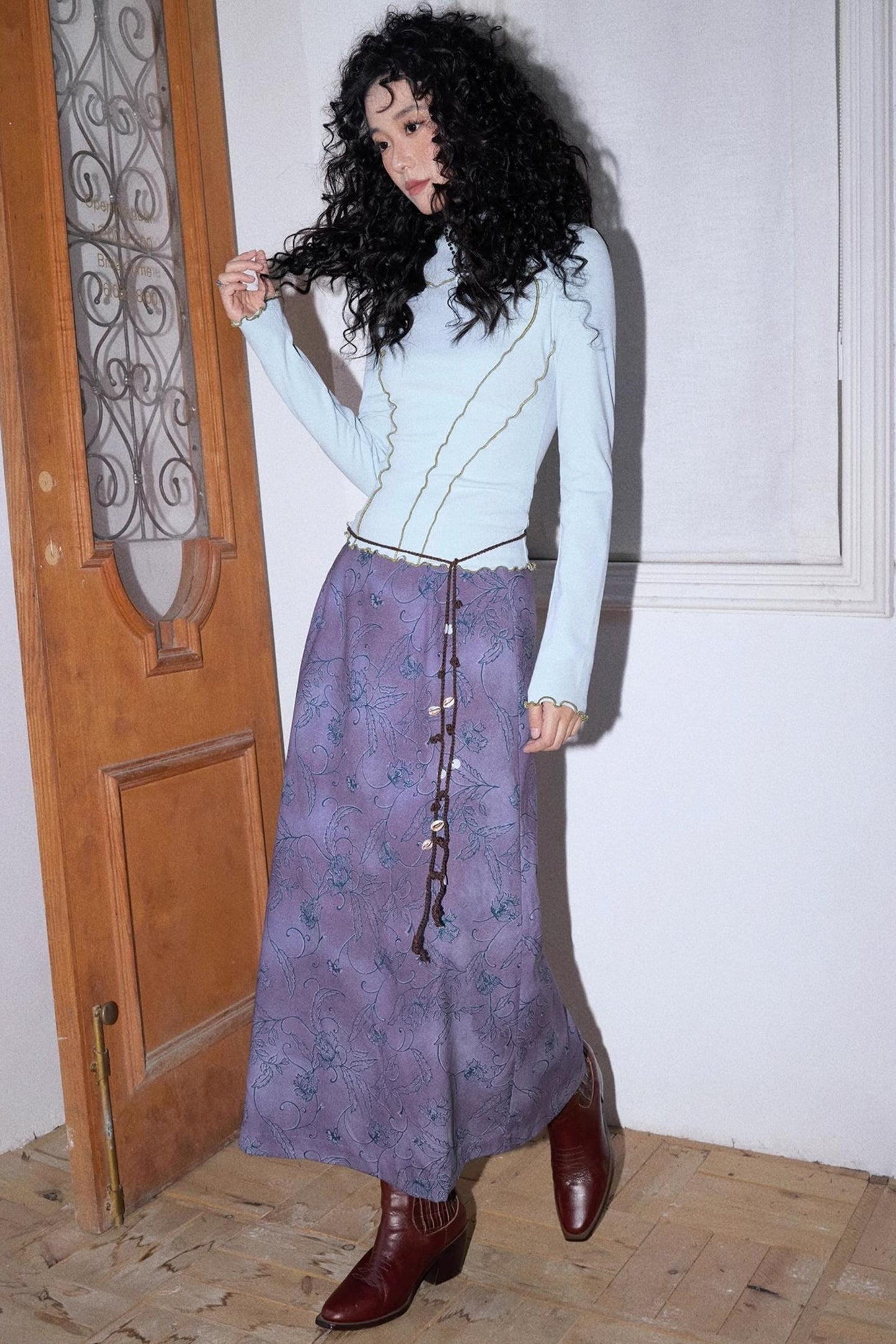 Floral Philosophy Skirt