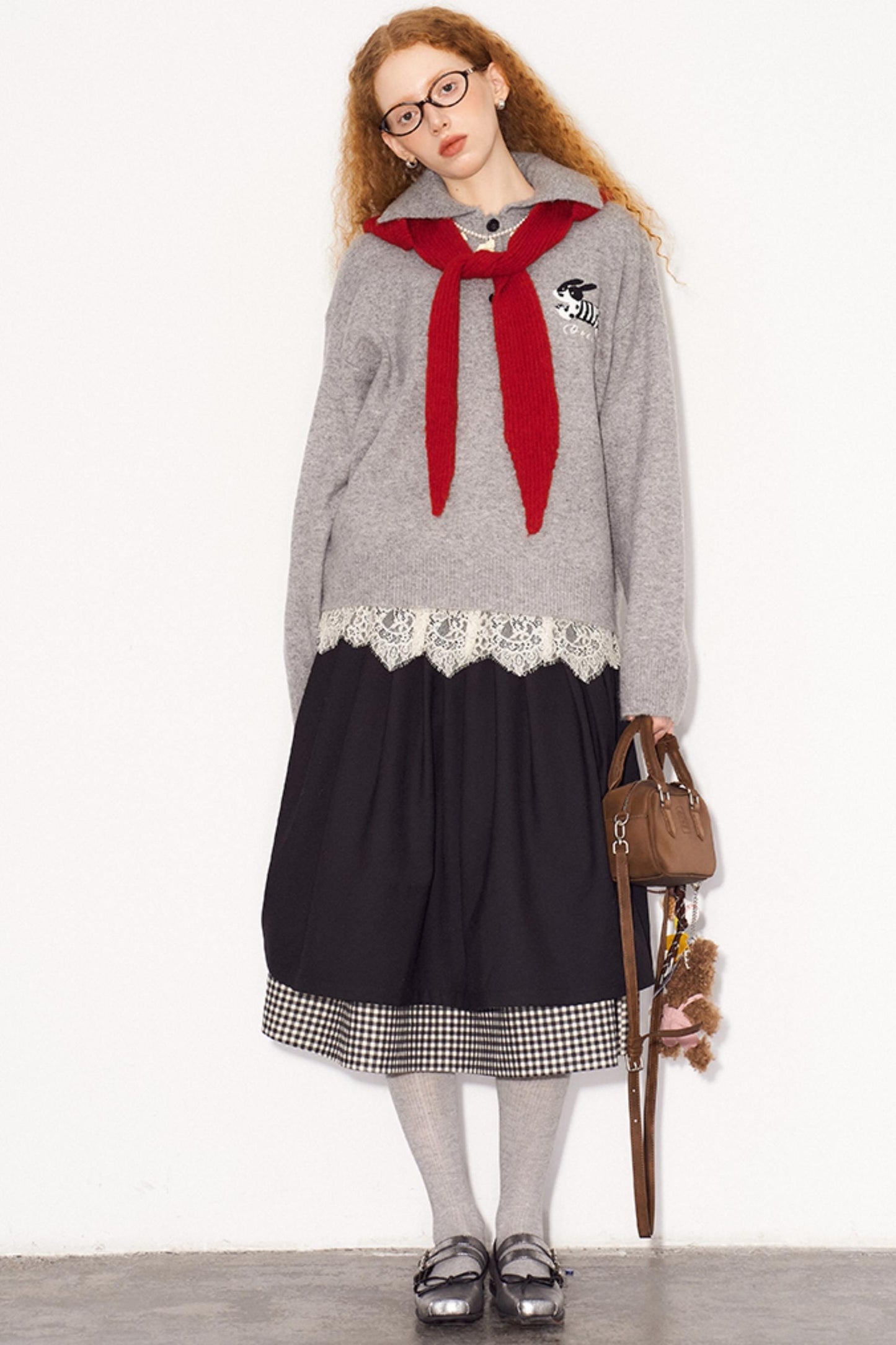 Preppy Style Loose Winter Sweater