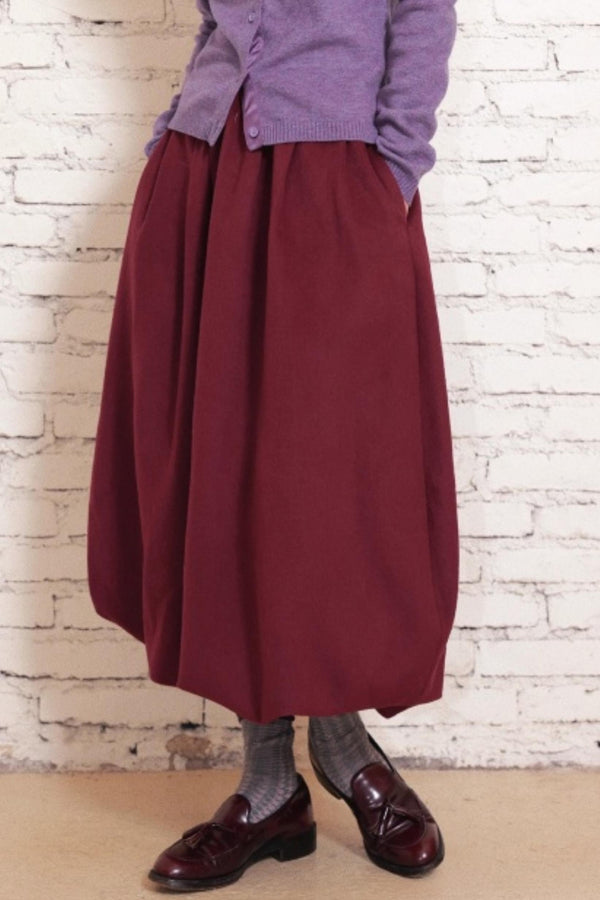 Velvet Knit Midi Skirt
