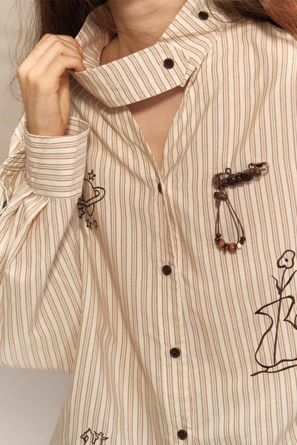 Vintage Pin Striped Shirt