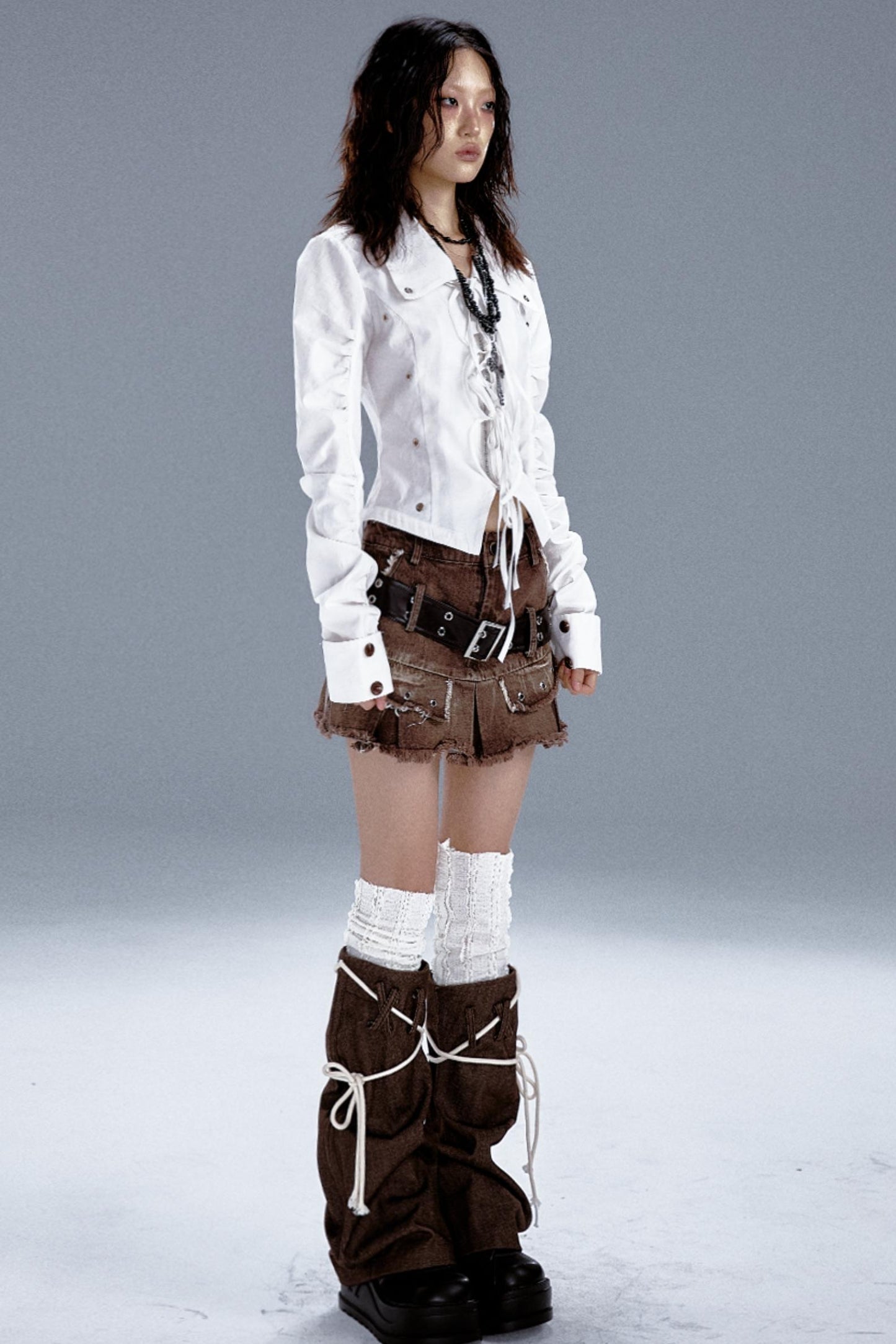 Spring Silhouette White Shirt