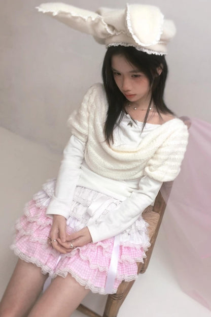 Institute Happy Birthday Lace Beret