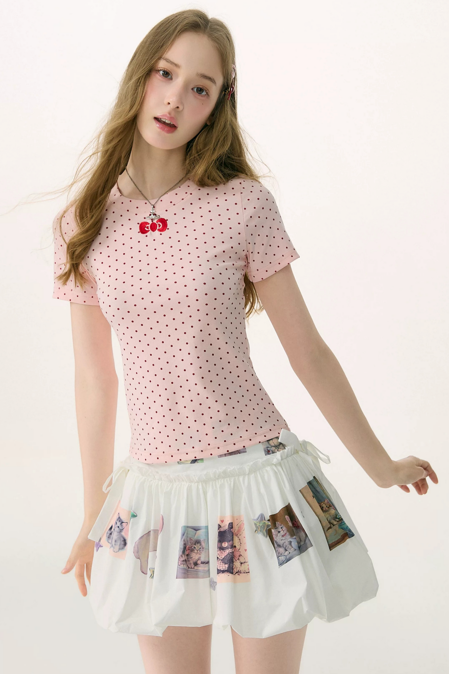 Sweet Polka Dot Top