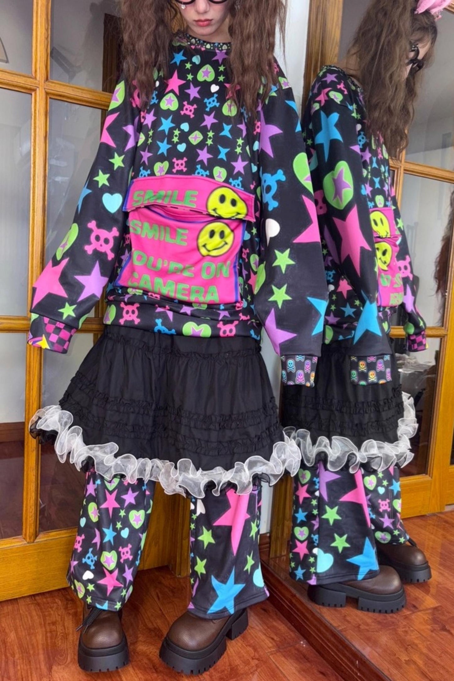 Dopamine Velvet-Lined Sweatshirt