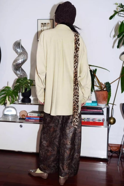 Vintage Brushed Loose Casual Top Shirt