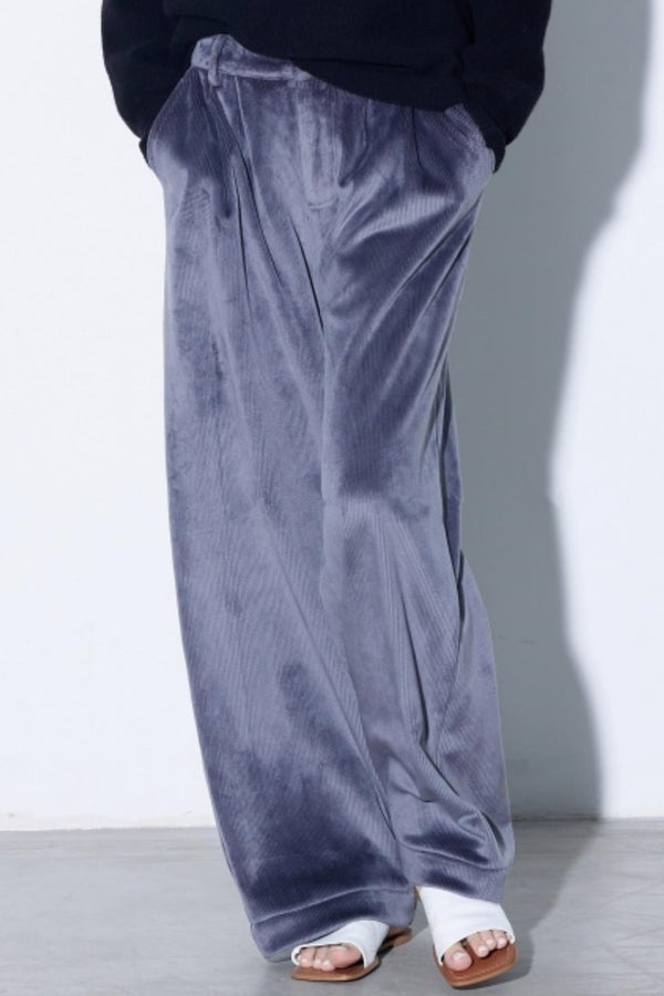 Classic Silver Fox Fleece Velvet Pants