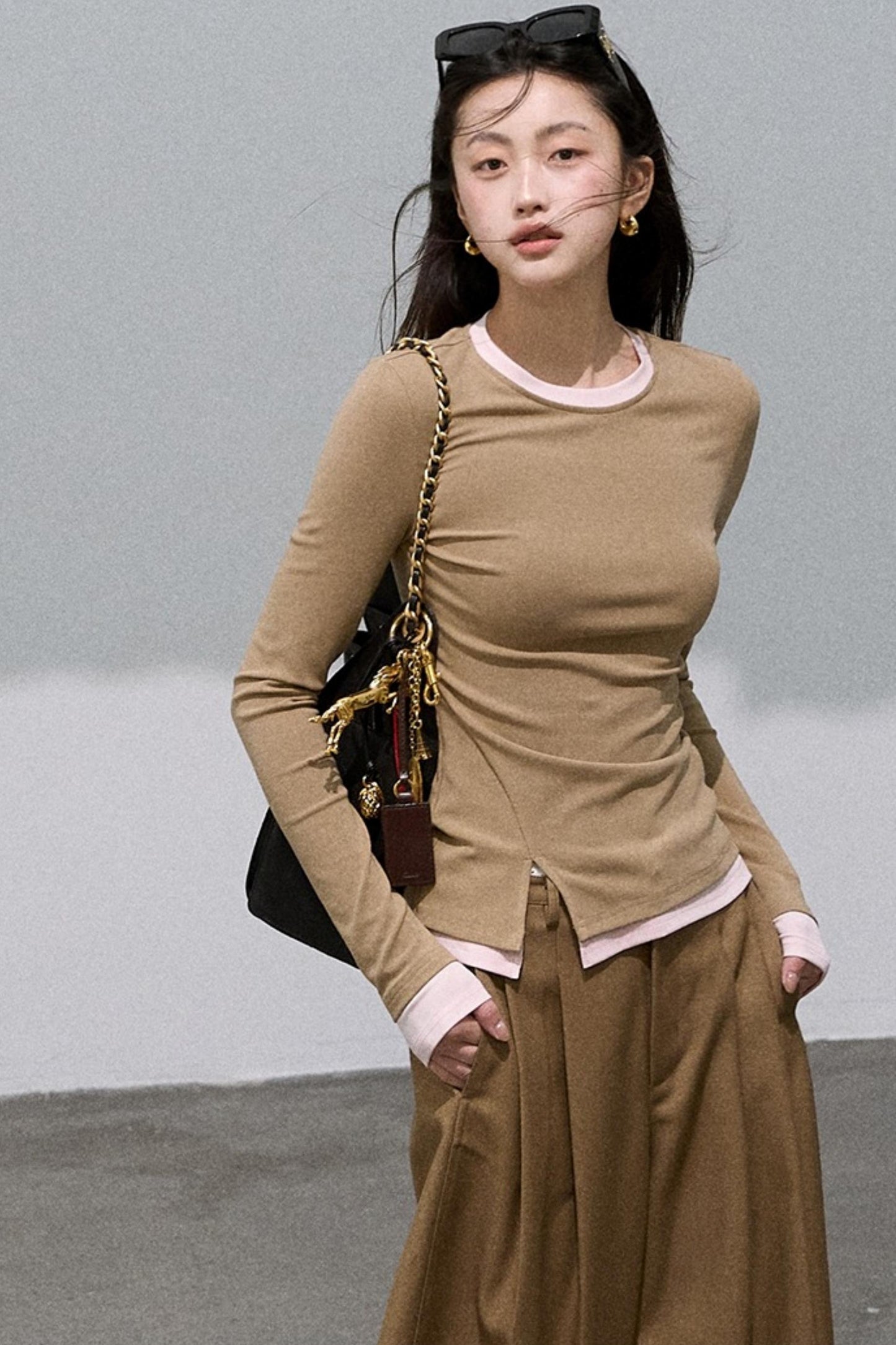 Embroidered Lace Casual Scimitar Wide-Leg Pants