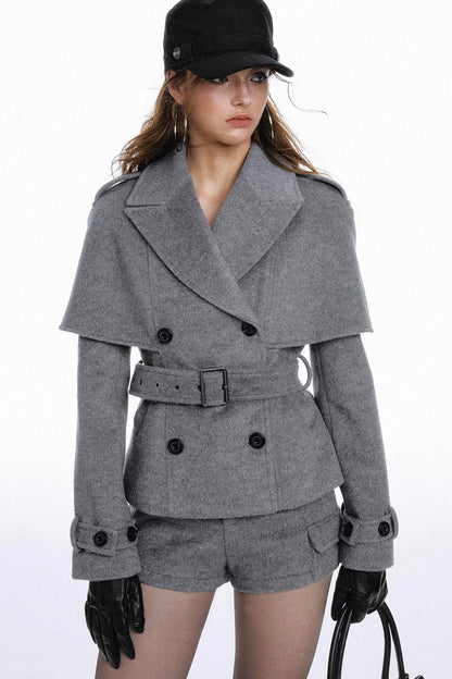 British Woolen Jacket With Shorts Set-Up