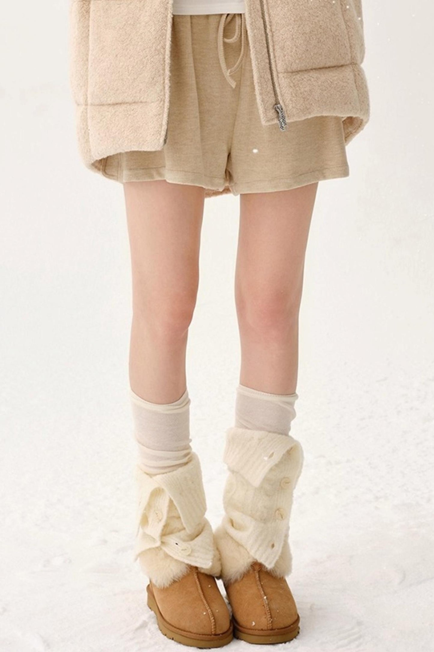 Warm Wool Blend Knit Socks