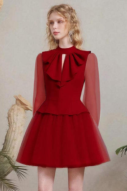 Romantic Ruffled Puffy Dress