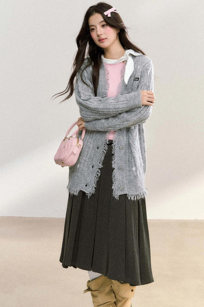 Floral V-Neck Cardigan