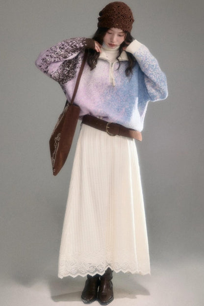 Gradient Wool Blend Winter Set-Up