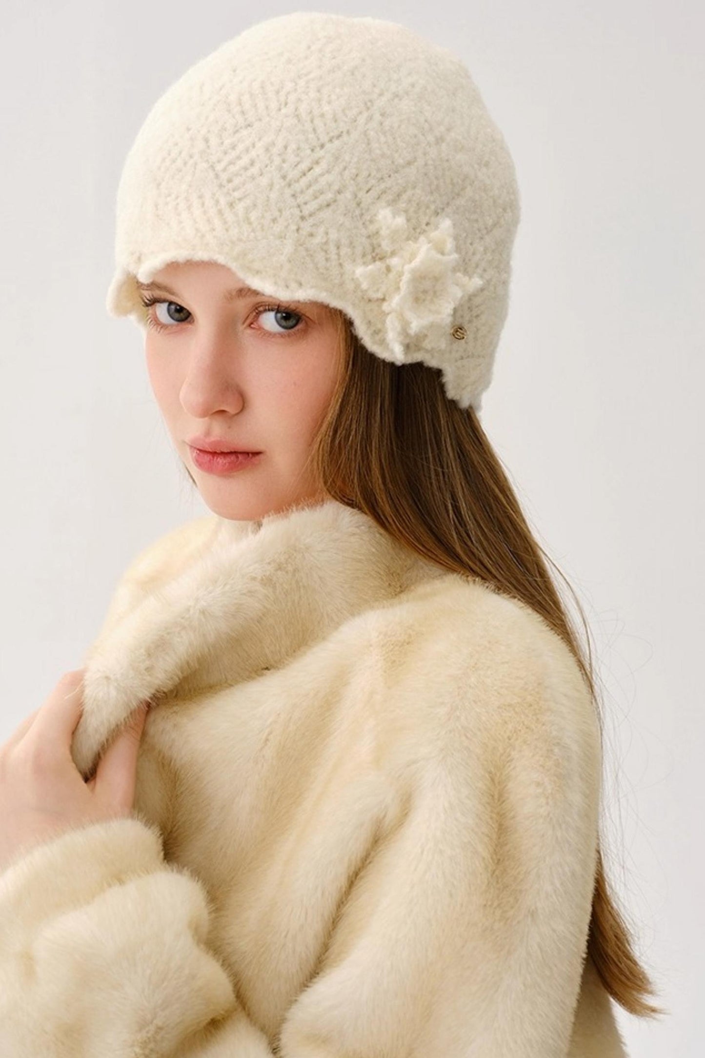 Romantic Snowflake Wool Hat