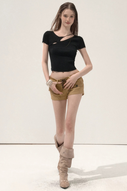 Hollow Knit Summer Top
