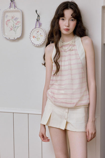 Apricot Vine Culottes Skirt