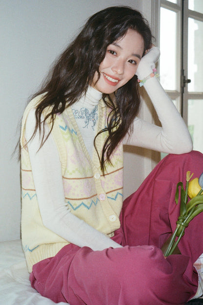 Autumn Style Knitted Vest