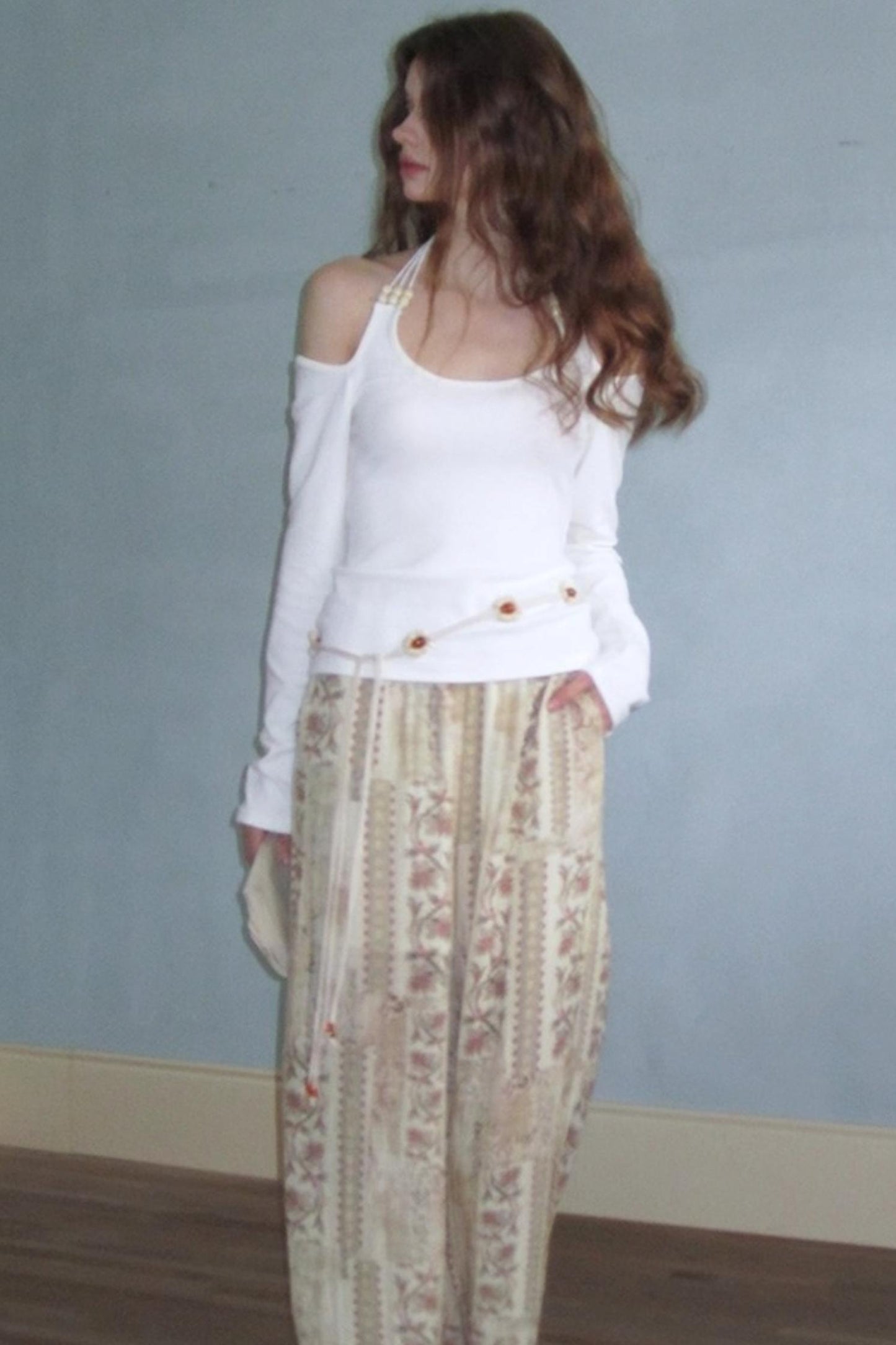 Neoclassical Vintage Lace Pants