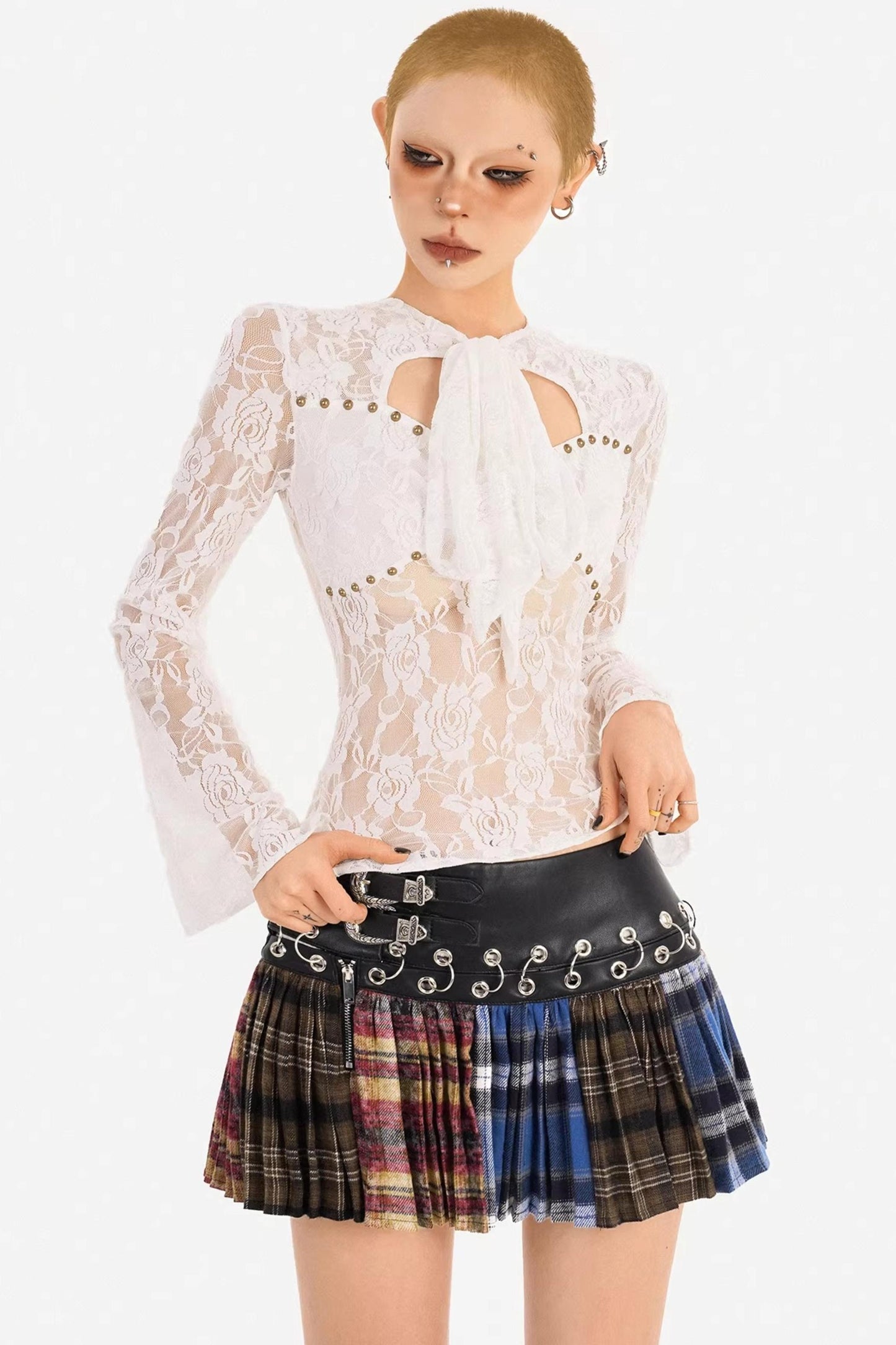 Molly Punk Plaid Skirt