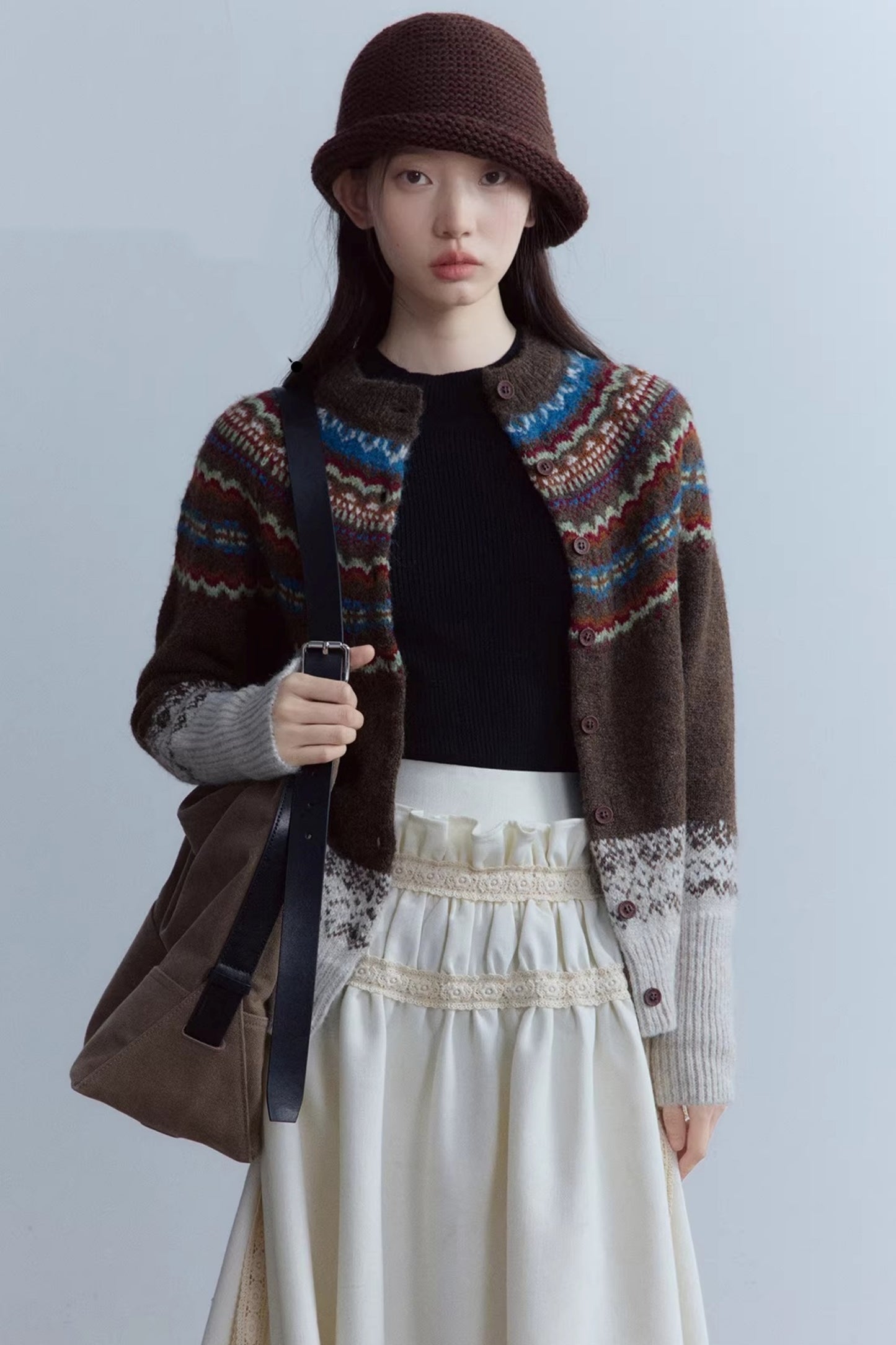 Wool Fair Isle Cardigan