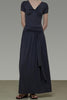 Floral Veil Dark Blue Purple Half Skirt (produzione aggiuntiva)