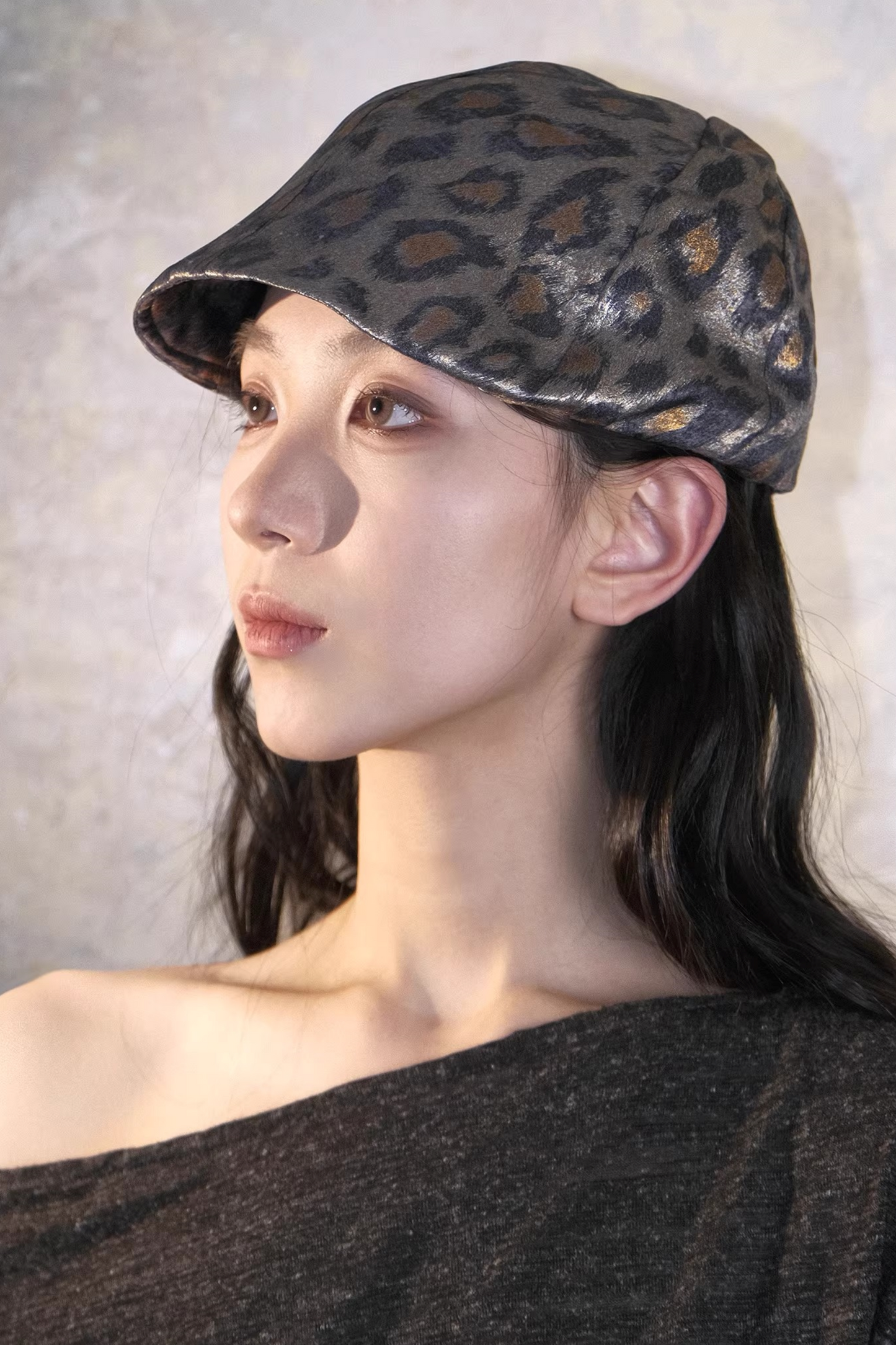 Leopard Print Memory Silk Cap