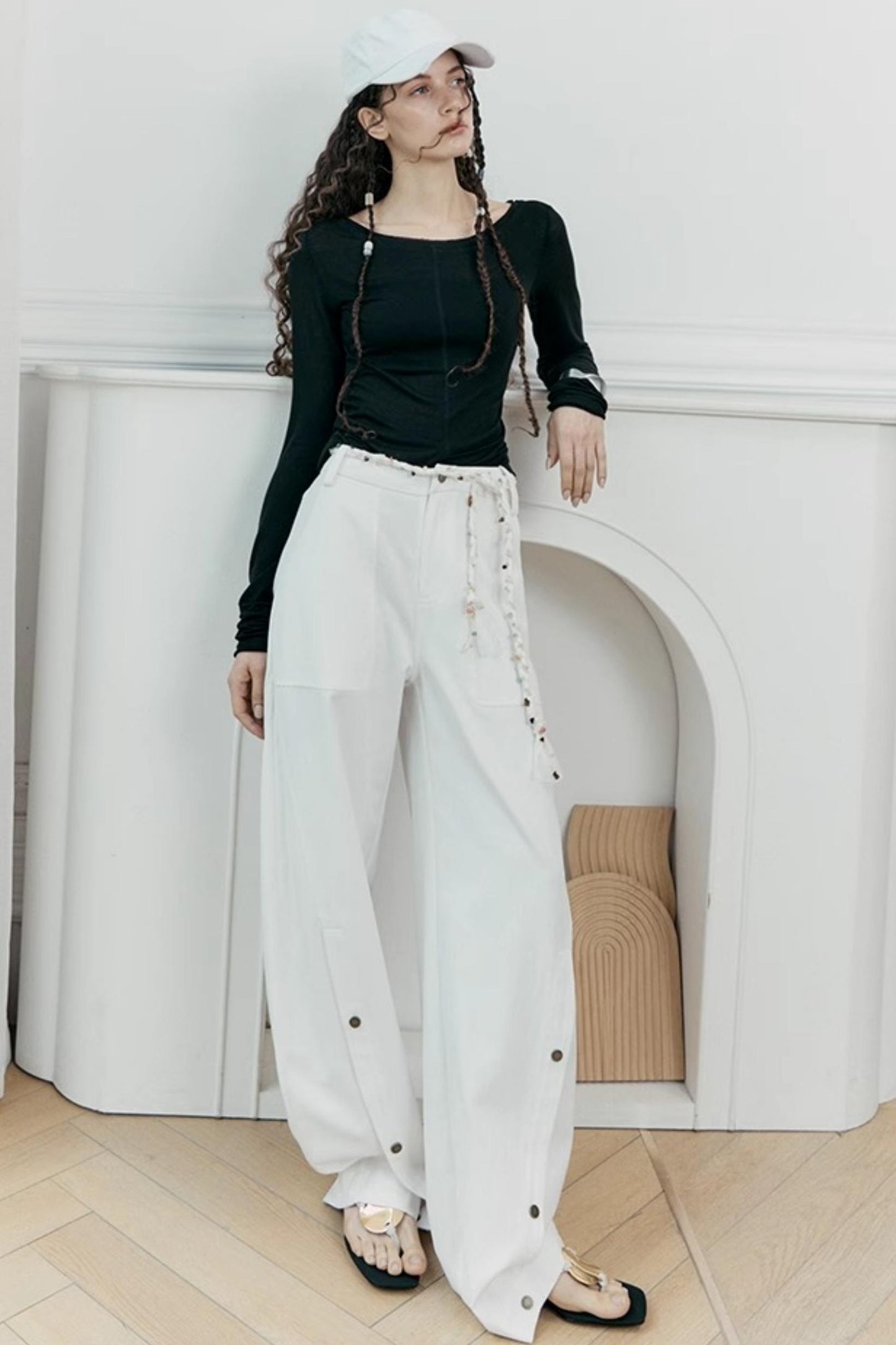 Elegant Wide-Leg Pants