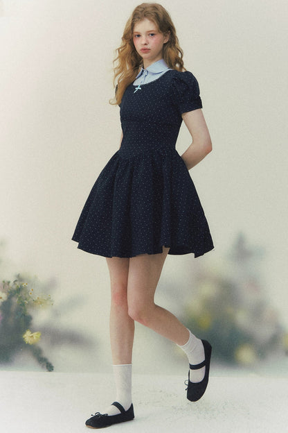 Robe Princesse Rétro à Pois