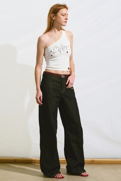 Colorful Diamond Knit Top