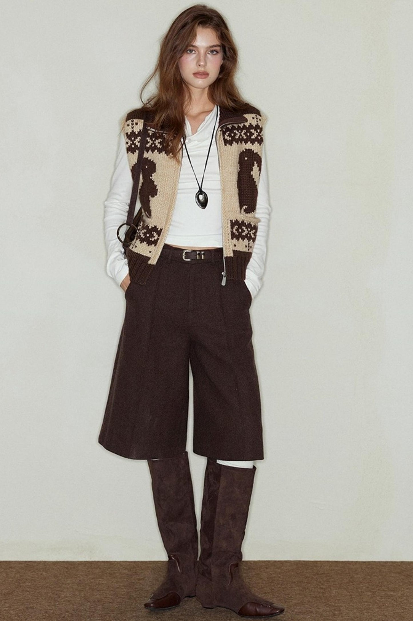 Sea Wool Tweed Pants