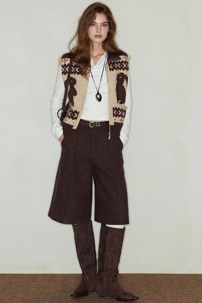 Sea Wool Tweed Pants