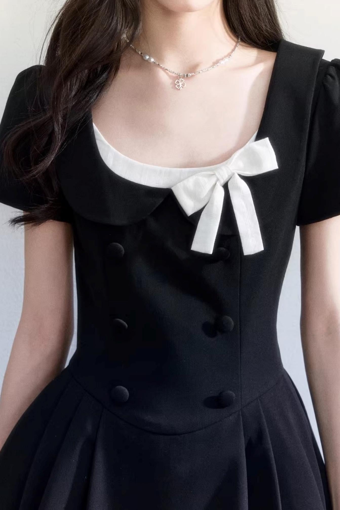 Hepburn Vintage Puffy Dress