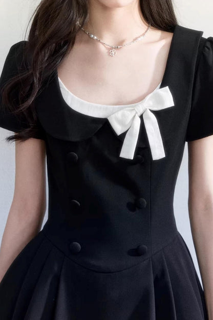 Hepburn Vintage Puffy Dress