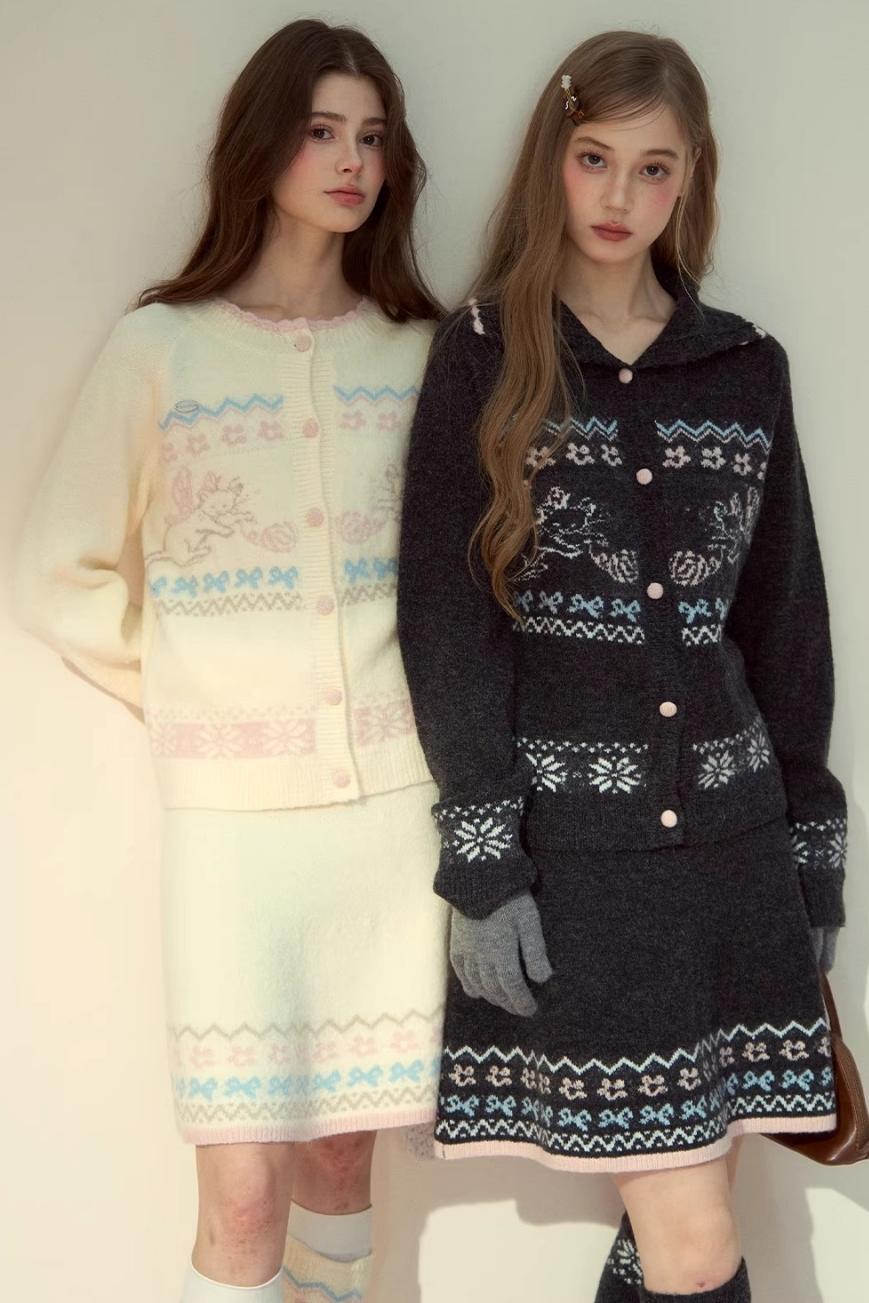 Knit Elegance Jacket Set-Up