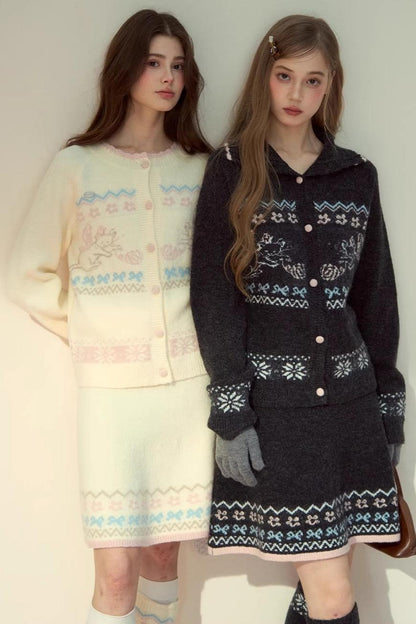 Knit Elegance Jacket Set-Up