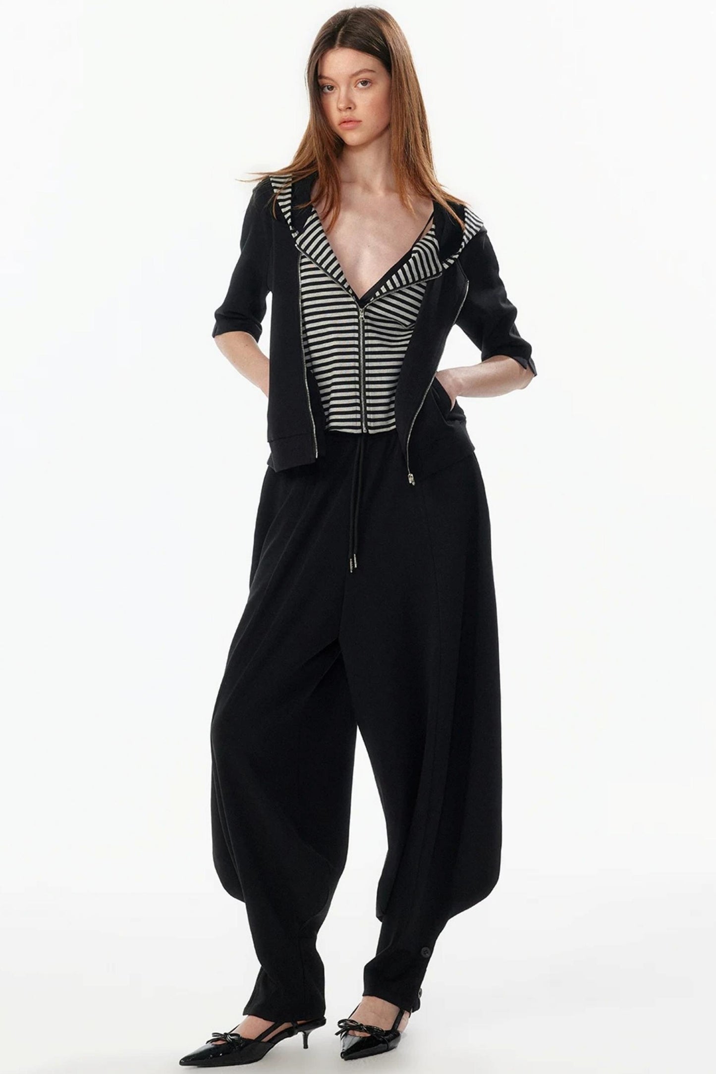 Lantern Cut Jogger Pants