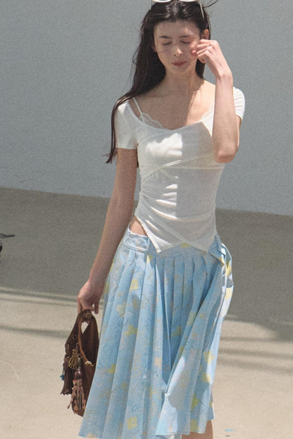 Dewy Square Neck T-Shirt