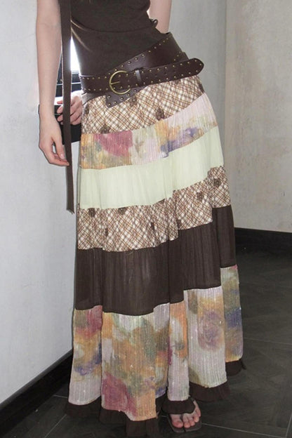 Bouguereau Art Color Block Skirt Set-Up