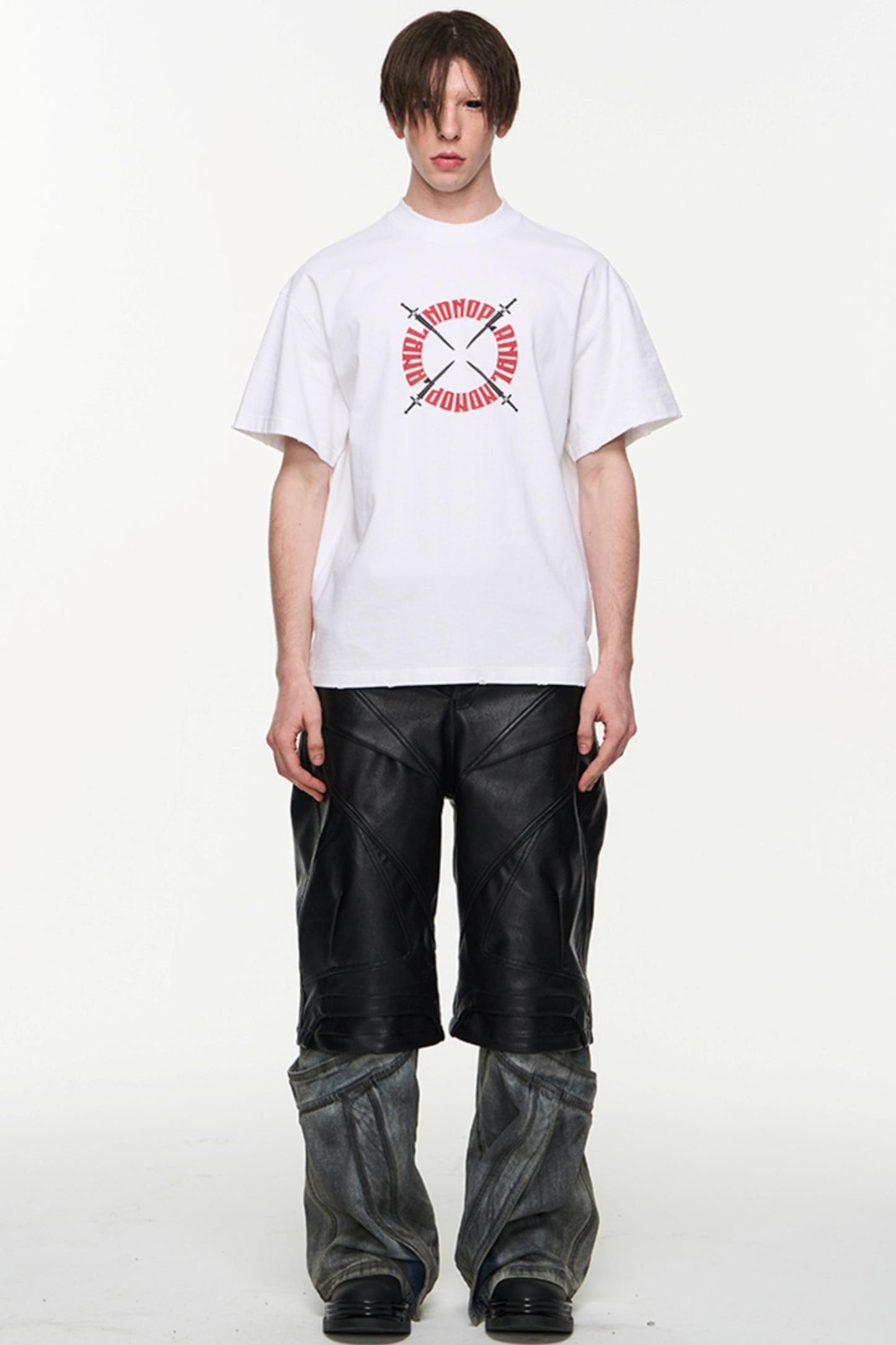 Washed Houken Loose Tee