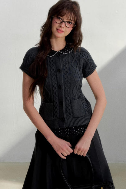 Knitted Korean Two-Piece Sweater