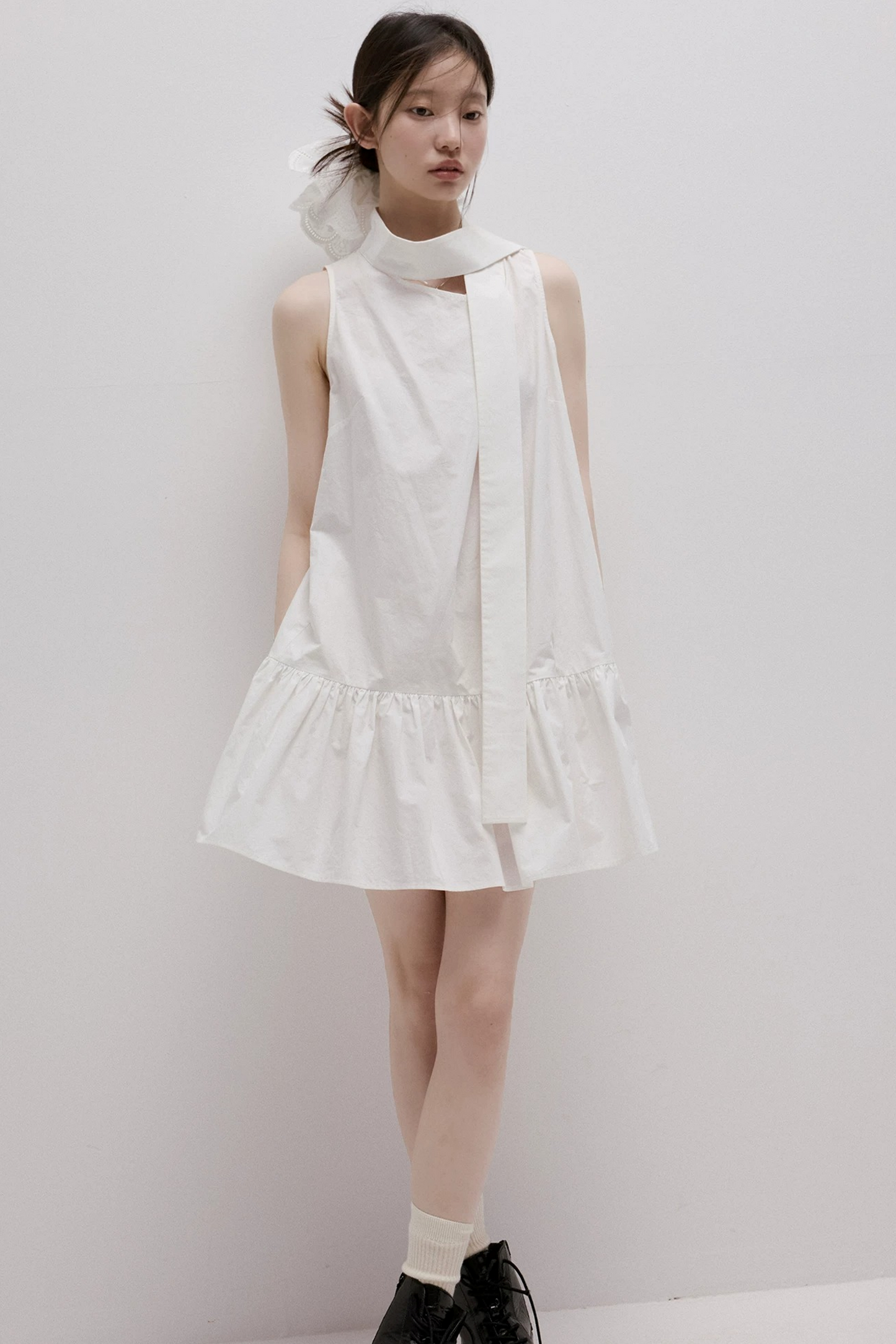 Nautical Ribbon Cotton Dress