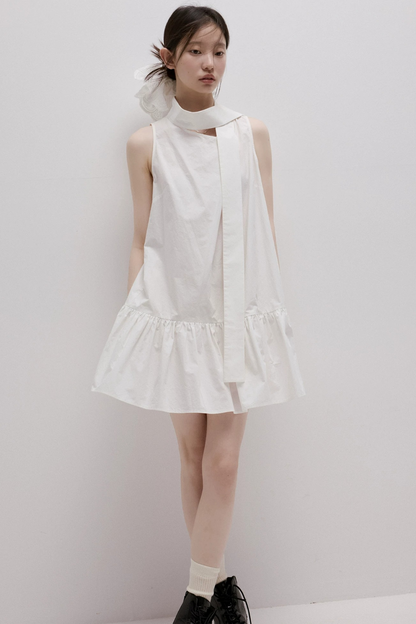 Nautical Ribbon Cotton Dress