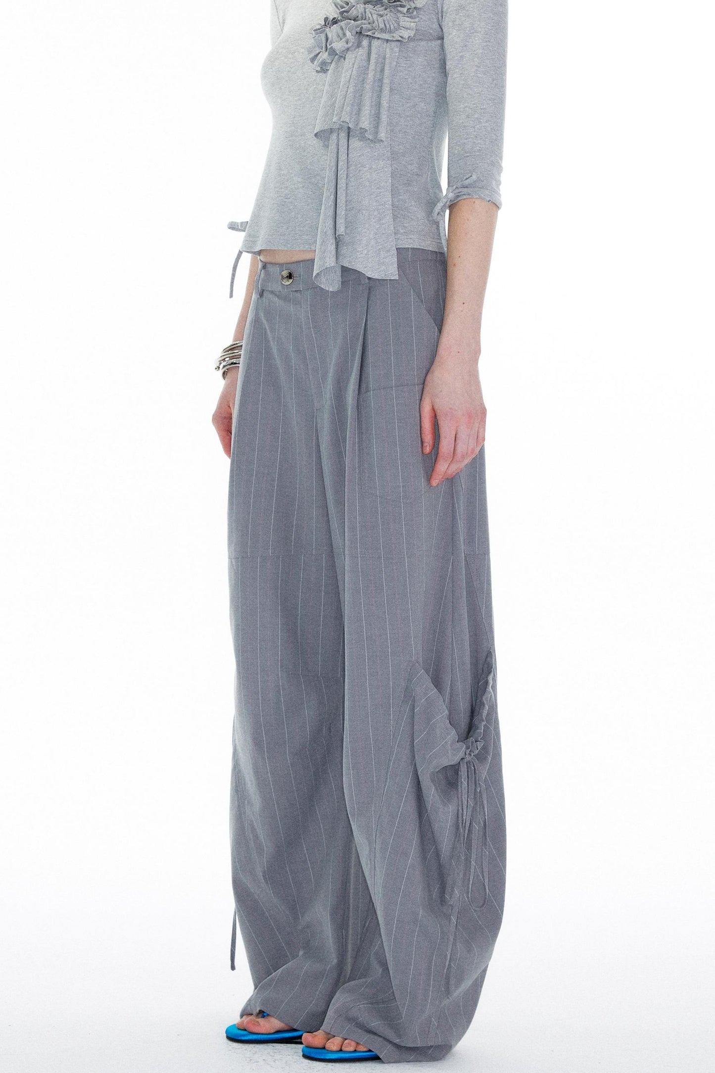 Big Pocket Lace-Up Machete Pants